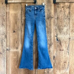 American Eagle Super High Rise Flare jeans